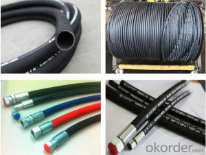 Rubber Hose with Smooth Surface Engraved Marking