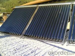 Heat Pipe Vacuum Tubes Solar Collectors High Efficiency