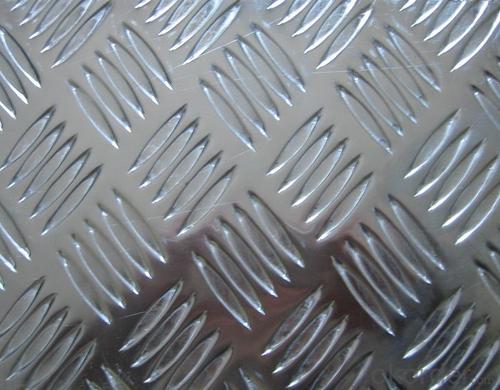 Aluminum Embossed Sheet/Plate for Non-Slip Floor and Trailer Siding System 1