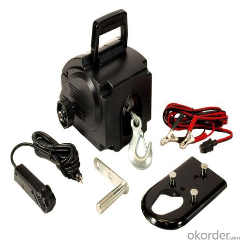 Mini Electric Winches 3500LBS 12V 24V DC Self Recovery Electric Winch for Boat System 1