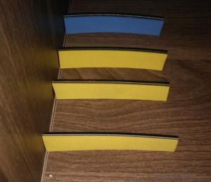 Green and Yellow/Blue Nylon Flat Transmission Belt