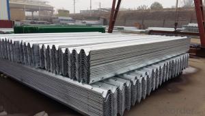 Galvanized Steel Road Safety Traffic Barrier Passed CE
