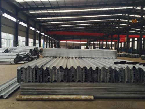 Galvanized Highway Guard Rail / Road Safety Barrier System 1