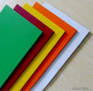 Double Sides Glossy Color Pvdf Aluminum Composite