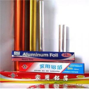 8000 Series Aluminium Foil for Kitchen Food Wrapping System 1