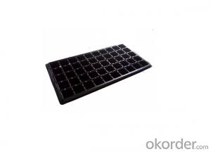 Black Plastic Nursery Plug Trays Cell Seed Tray of 105 200 288