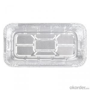 Aluminum foil take away food container with lid FOR FOOD System 1