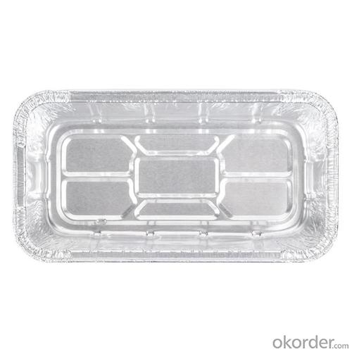 Aluminum foil take away food container with lid FOR FOOD System 1