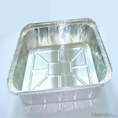 Supply Top quality aluminum foil take away food containers with lid System 1