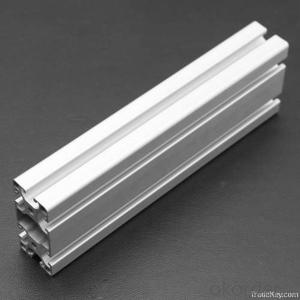 Silver Finish Anodized Aluminum Profile for Glass Door Shower Design