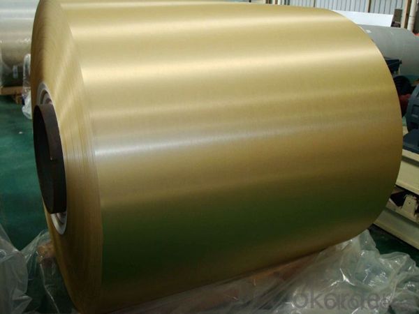 Color Coating Aluminum Coil Rolled AA1100, 3003, 3004, 5182, 5052, 8011 System 1