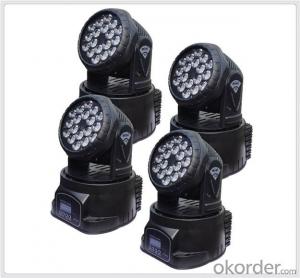 led zoom moving head led stage B-eye 19pcs RGBW 4in1 10w