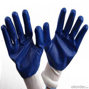 Gauge Polycotton Latex Coated Glove Hands protective work string knitted latex gloves CE