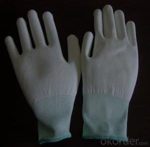 Gauge Polycotton Latex Coated Glove Hands protective work string knitted latex gloves CE
