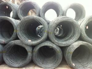 Supply 6.5mm steel wire rod in coils in sale