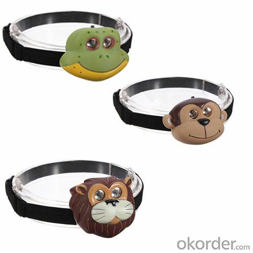 2015 New Arrivals Animal Head Lamp for Kids Gifts System 1