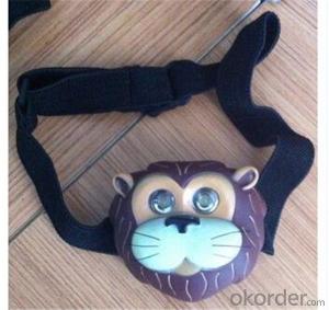 Animal Head Lights Super Led Headlamps with Head Strap Best Headlamp for Children Camping and Hiking