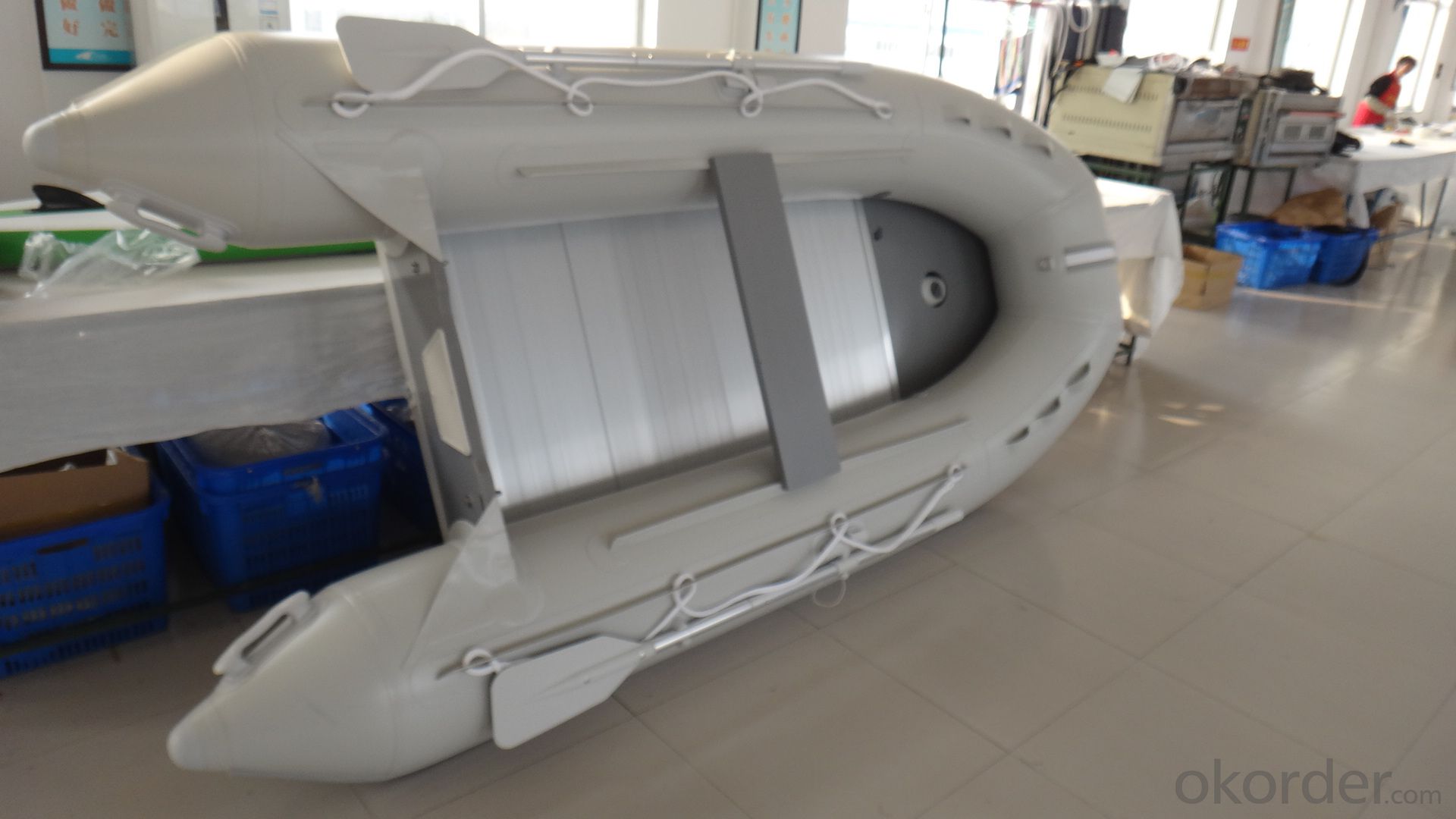 0.9mm PVC Inflatable Boat 320 with Aluminum Boat
