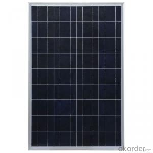 156*156mm 150W China Polycrystalline Solar Panel System 1