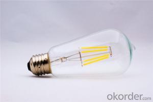 dimmable led filament bulb Clear Glass 360 2w 4w 6w 8w e14 e27