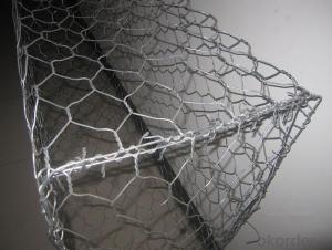 Galvanized or PVC Coated Hexagonal Gabion Wire Mesh System 1
