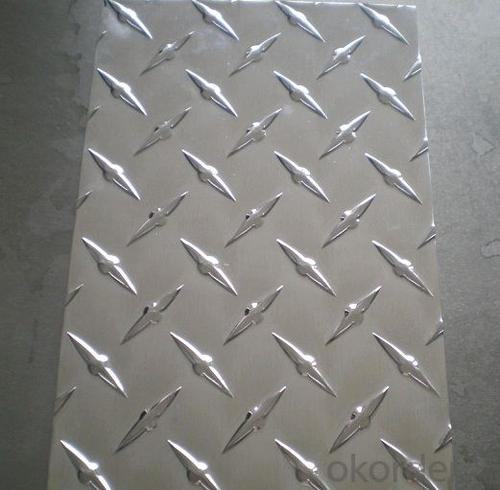 White Aluminum Checker Plate/Tread Plate Sheets for Stairs System 1