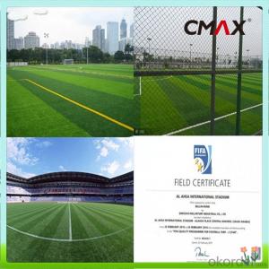 Artificial Football Turf Grass with Certificate System 1