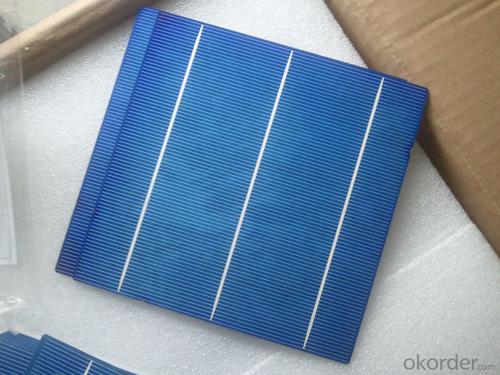 4.23W 3 BB A Grade Poly Solar Cell156mm with17.4-17.5% Efficiency approved by CE TUV System 1