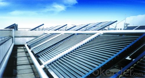 Color Steel Compact Pressure Thermal Solar Heater System 1