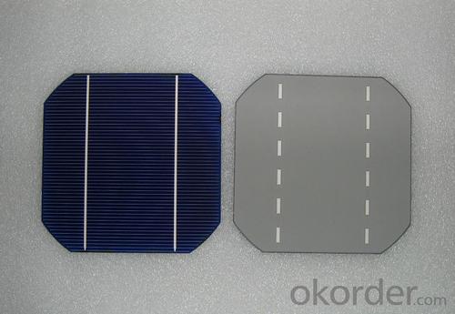 4.49W 3 BB A Grade Mono Solar Cell156mm with18.8-19% Efficiency approved by CE TUV System 1