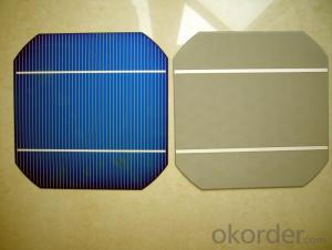 4.61W 3 BB A Grade Mono Solar Cell156mm with19.3-19.4% Efficiency approved by CE TUV System 1
