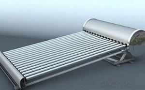 Pressurized Heat Pipe Solar Water Heater System New Designed