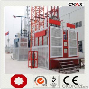 Building Hoist 3200kg Single Cage Transportation System 1