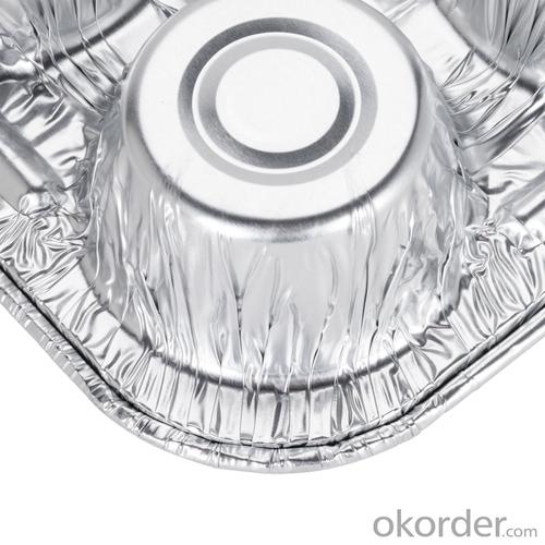 Coated aluminum foil for food container FOR 8011 System 1