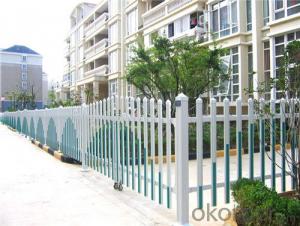 White Security PVC Fence for Community Garden