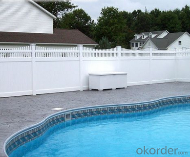 PVC Guardrail Fence for Swimming Pool Made in China
