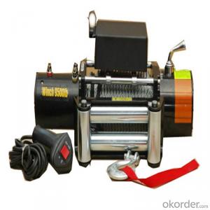 10000lbs Power Cable Winch 12v/24v, Roller Fairlead, Handheld Remote System 1