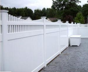 Lifetime Warranty PVC Vinyl Guardrail Fence