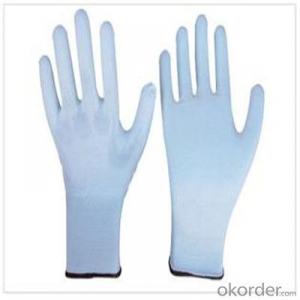 PVC Inner Split Double Palm  Work Glove from China