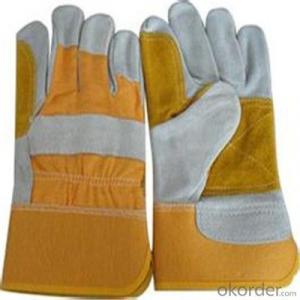 Neoprene Driving Gloves with Split Double Palm Leather Work Glove