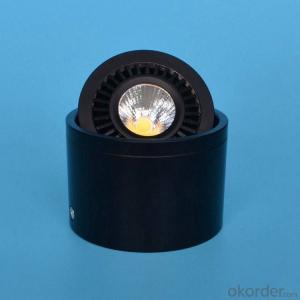 Adjustable round surface mounted led cob downlight 7W/10W 15W