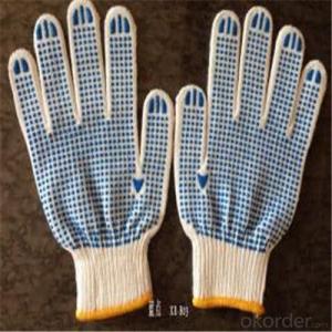 Cotton Knitted Gloves for Working for Kitchen Cut Protection
