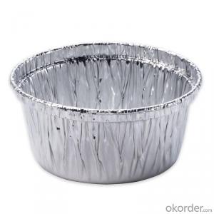Aluminum foil container - pie pan FOR FOOD 8011 1235 System 1
