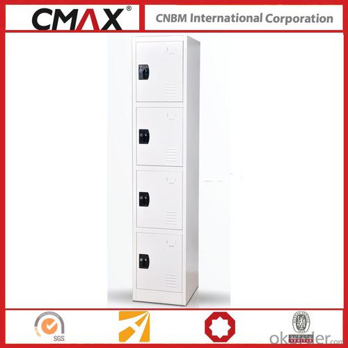 Steel Locker 4 Compartments Cmax-SL04-05 System 1