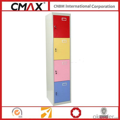 Steel Locker 4 Compartments Cmax-SL04-04 System 1