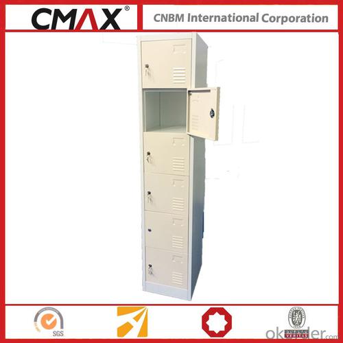 Steel Locker 6 Compartments Cmax-SL06-01 System 1