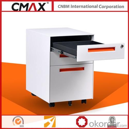 Office Mobile Pedestal Cabinet CMAX-MPD-BBF System 1