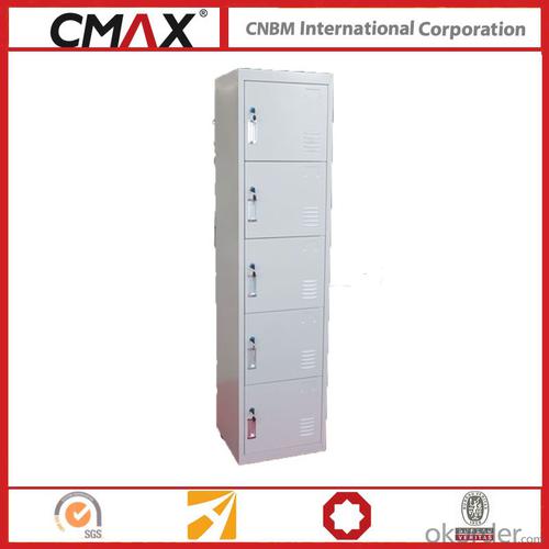 Steel Locker 5 Compartments Cmax-SL05-01 System 1