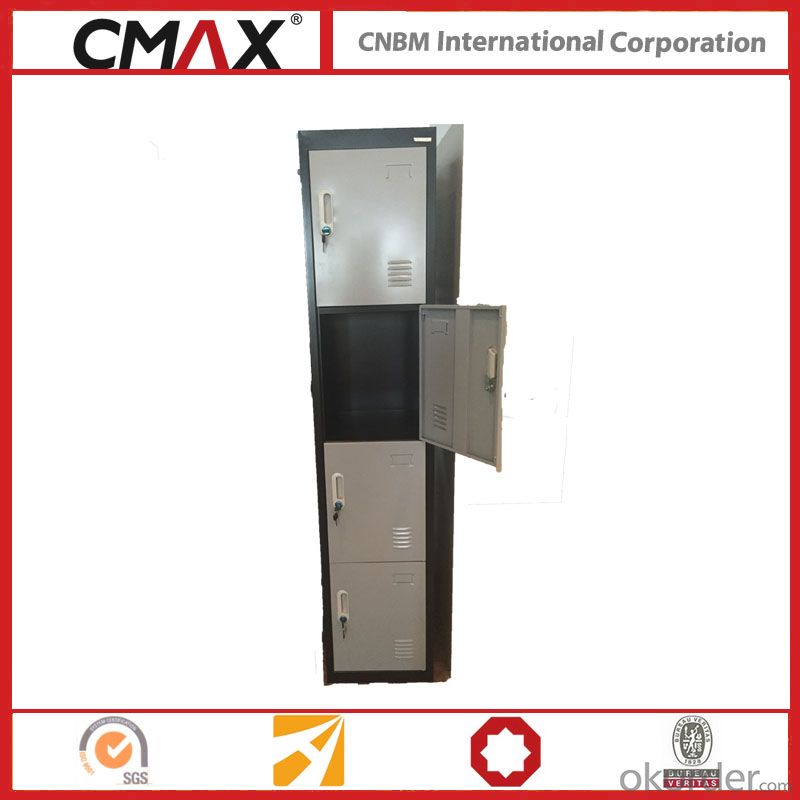 Steel Locker 4 Compartments Cmax-SL04-03