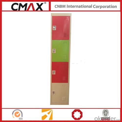 Steel Locker 4 Compartments Cmax-SL04-06 System 1